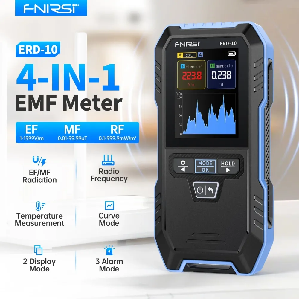 FNIRSI® ERD-10 Rilevatore di Radiazioni Elettromagnetiche 4--1