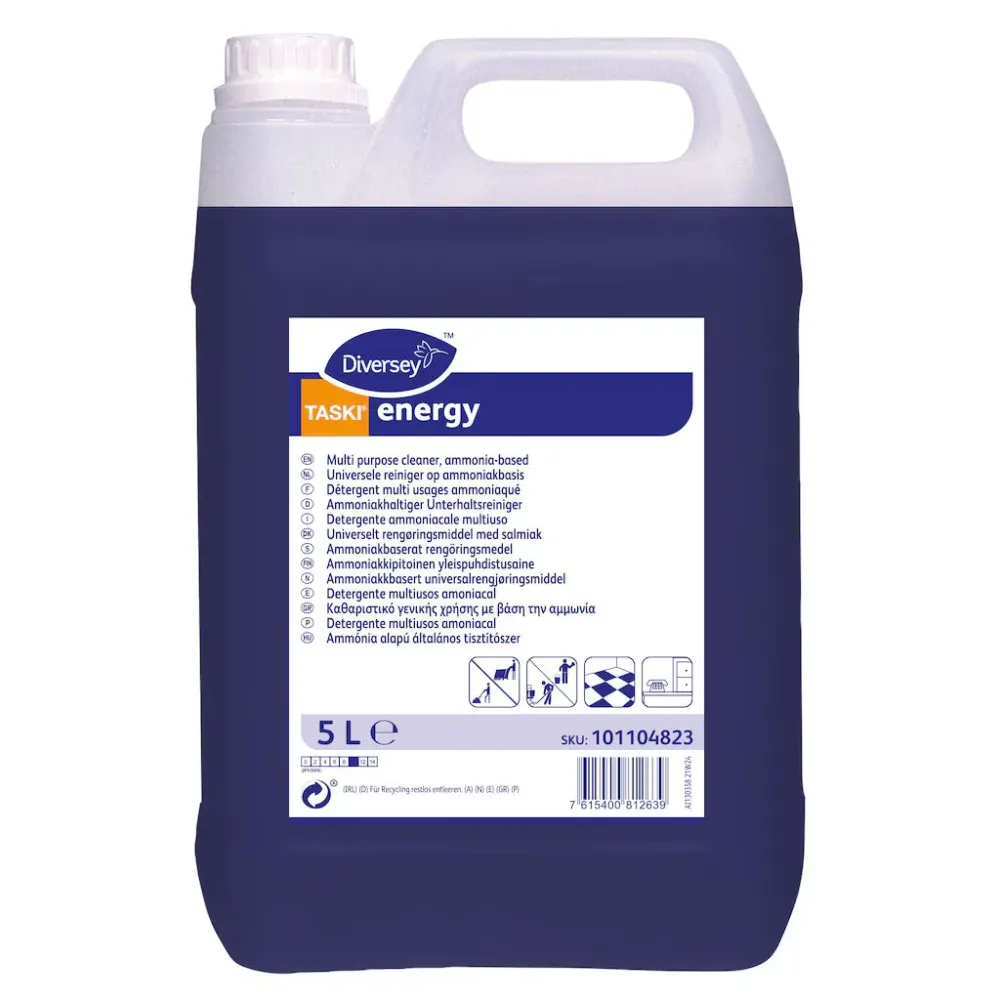 Detergente all'ammoniaca profumato per pavimenti Diversey Taski Energy 5 litri