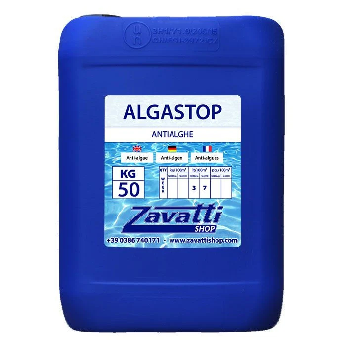 Piscinaonline 50 Lt Algastop - antialghe liquido per piscina