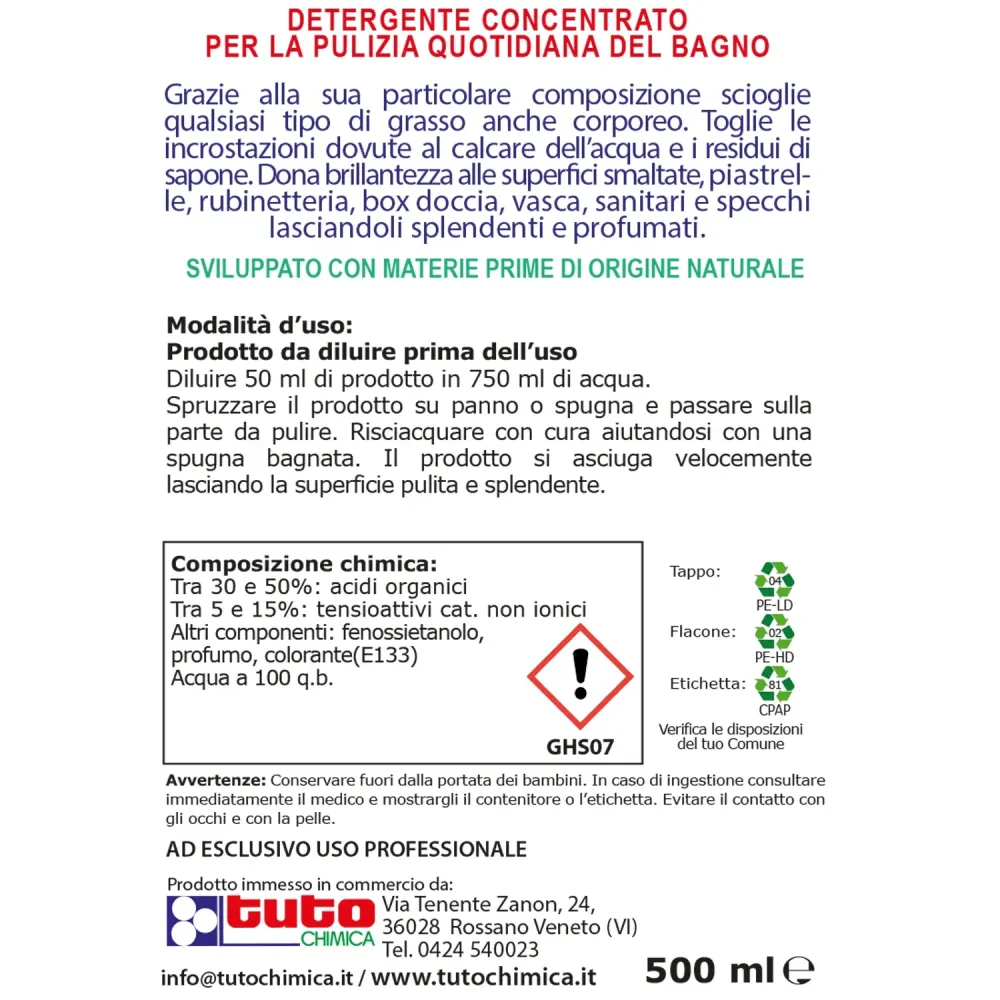 Tuto Bagno Super concentrato Viola 500ml