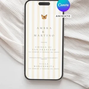 Invito digitale Antique Botanic