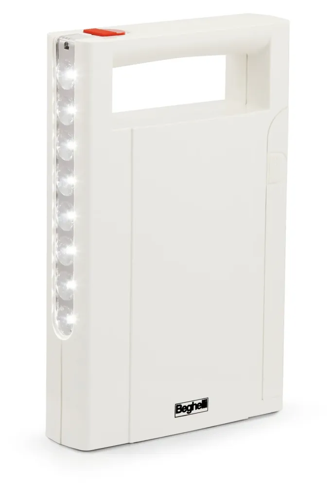 Beghelli 3310 - LAMPADA PORTATILE LED AUTONOMIA 6/12H BIANCO