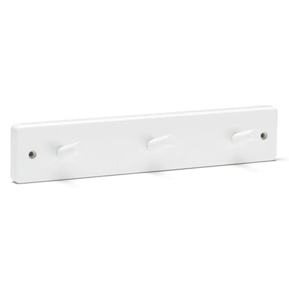 Appendiabiti da Parete Legno 3 Ganci