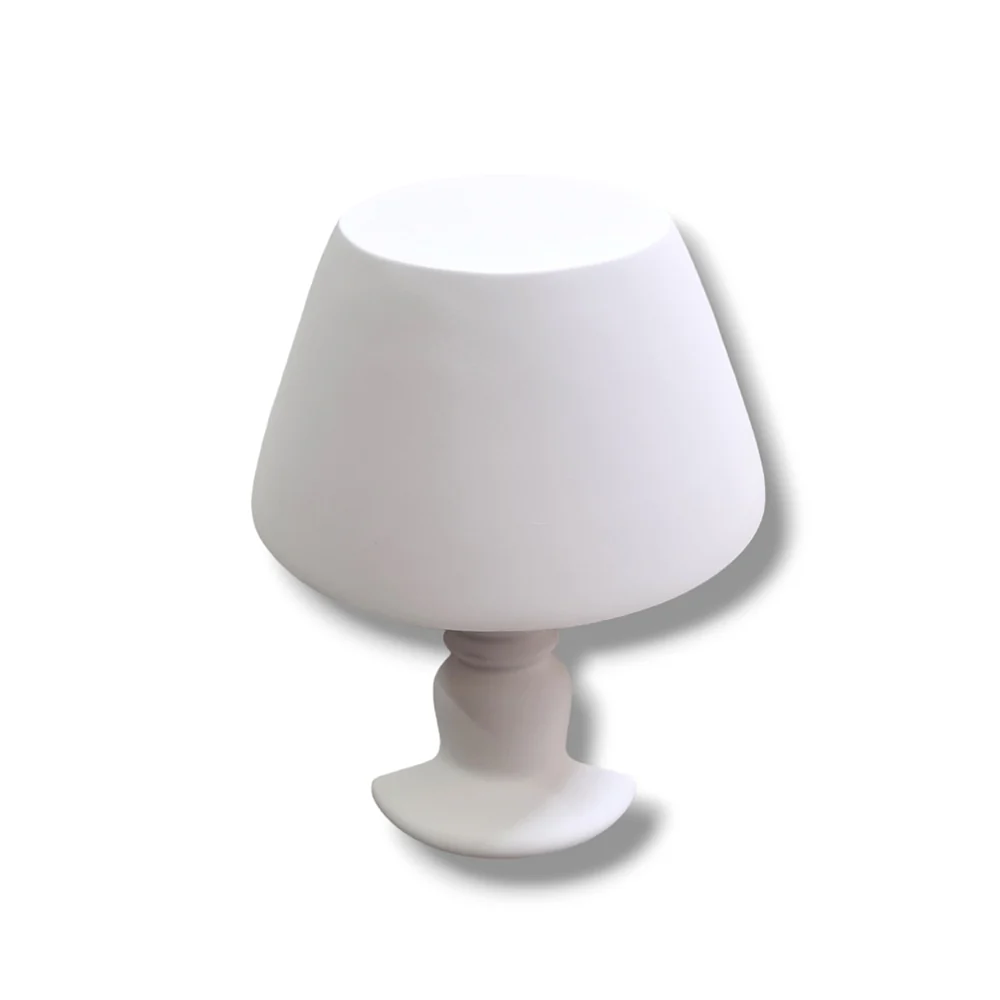 Applique gesso forma lume lampada parete verniciabile E14
