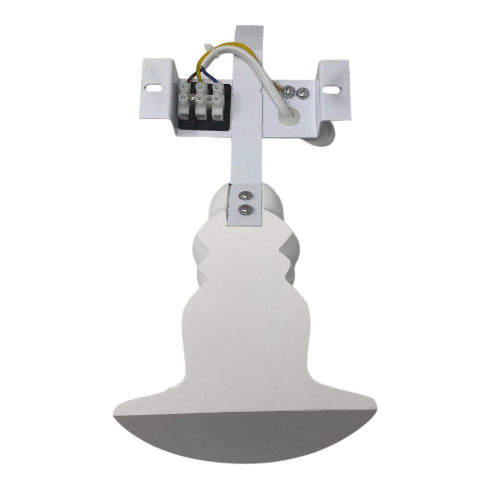 Applique gesso forma lume lampada parete verniciabile E14