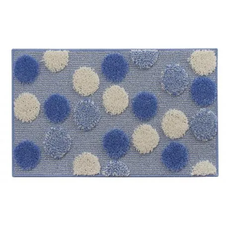 TAPPETO BAGNO IOS CM.50 X 80 AZZURRO