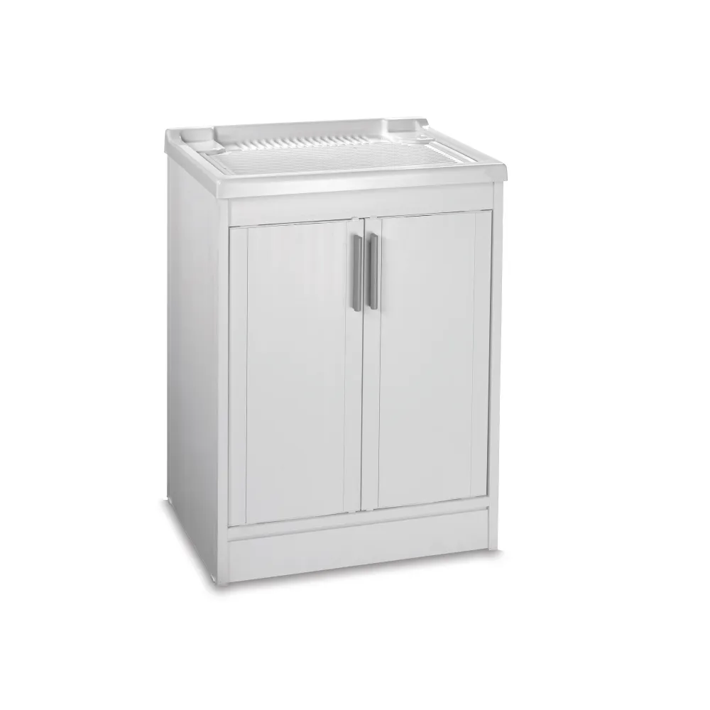 LAVATOIO RESINA BIANCO KIT cm. 60x50x86 h