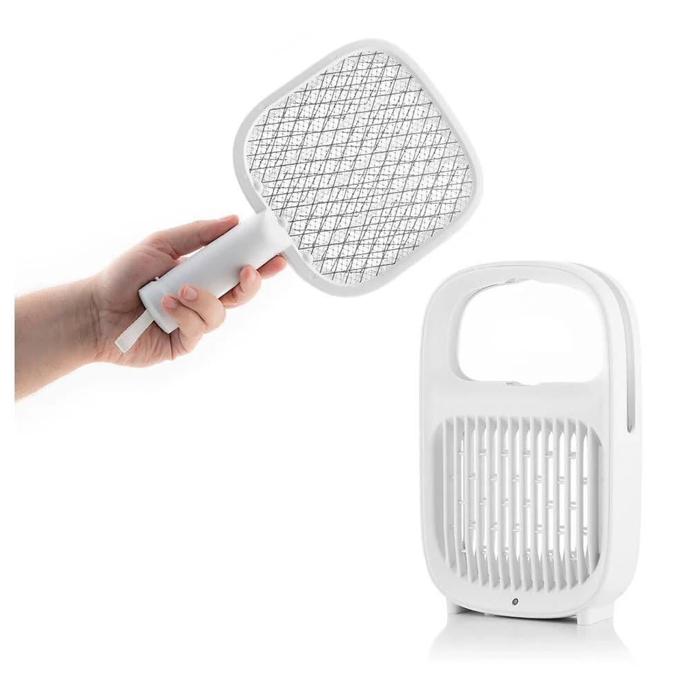 Lampada Antizanzare 2in1 Swateck Racchetta Ricaricabile InnovaGoods