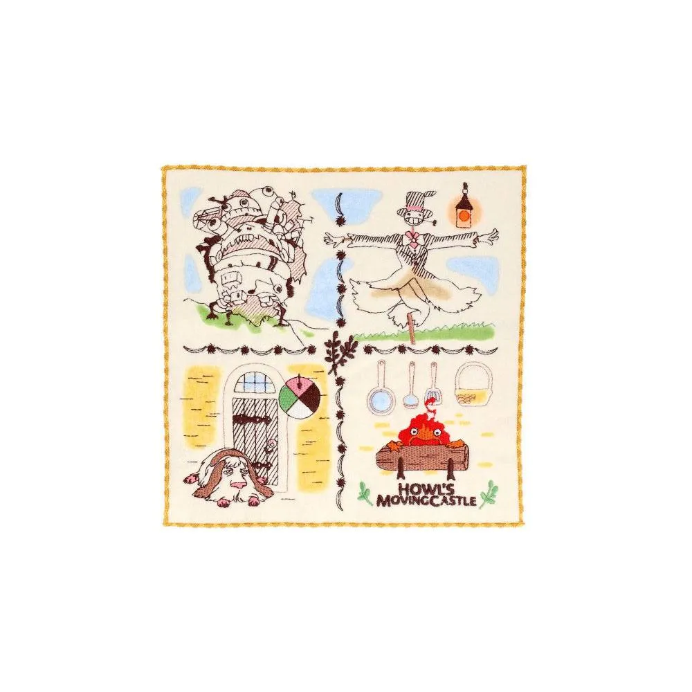 Studio Ghibli Mini Towels 25 x 25 cm Il castello errante di Howl ASCIUGAMANO