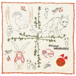 Studio Ghibli Mini Towels 25 x 25 cm LA PRINCIPESSA MONONOKE ASCIUGAMANO