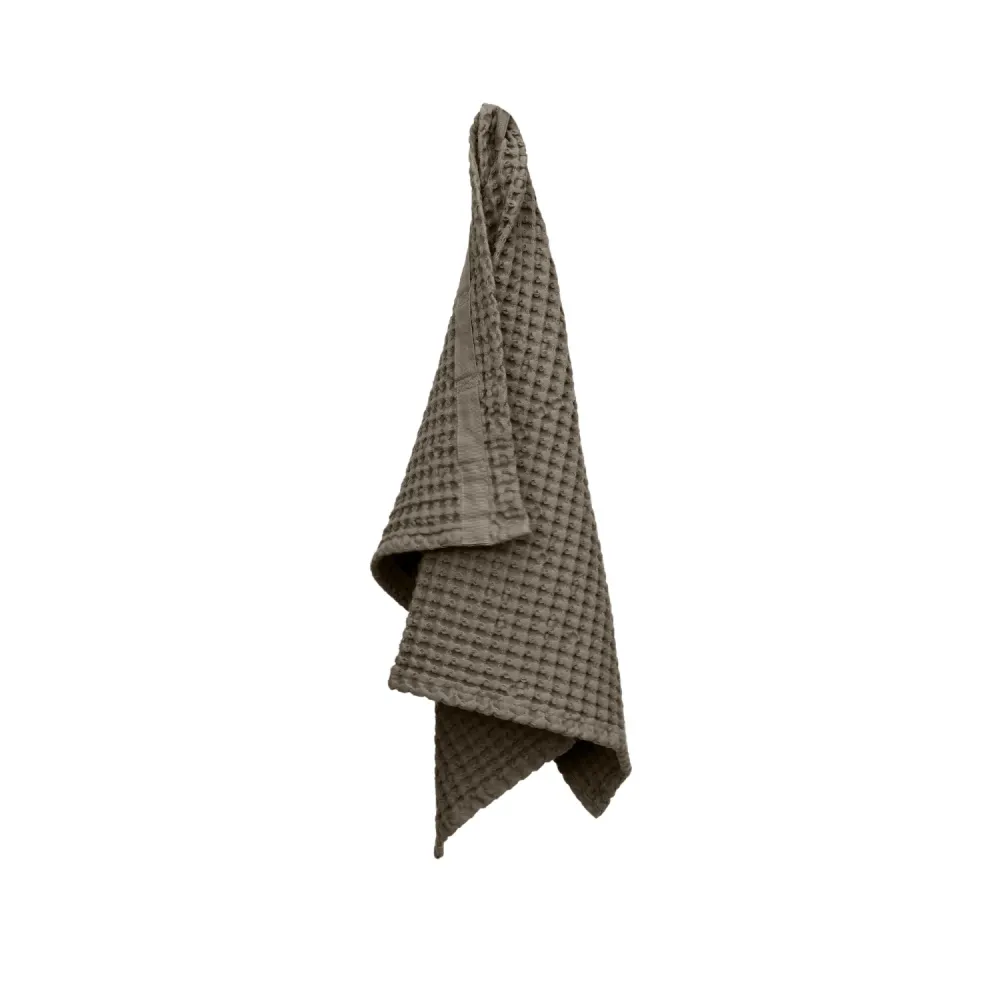 Big Waffle Towel 50x75cm Clay Organic Cotton Lana
