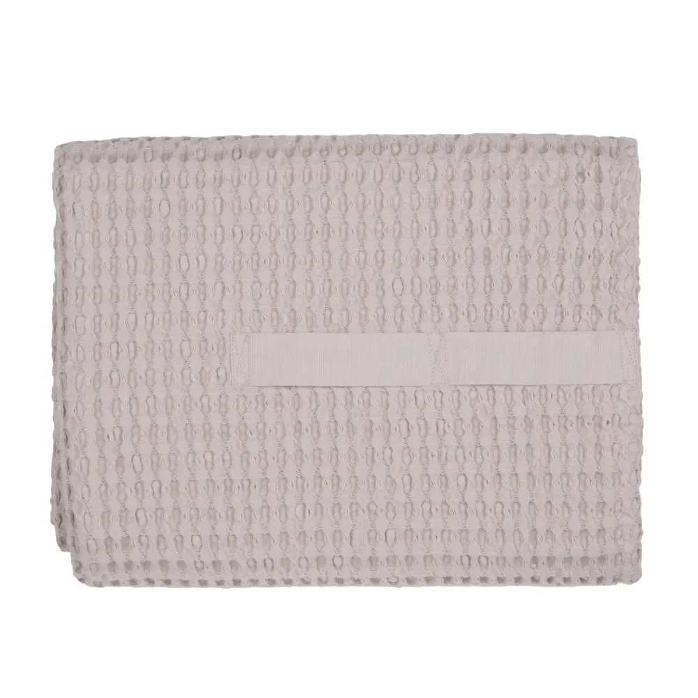 Asciugamano da bagno waffle grande 100x150 cm Lava polverosa di cotone biologico