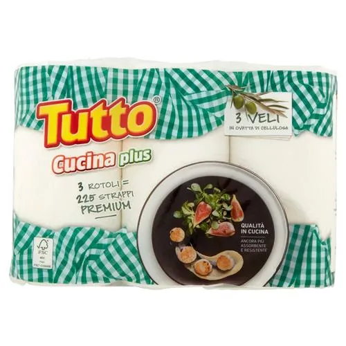 Tutto Cucina Plus 3 Rotoli Fsc
