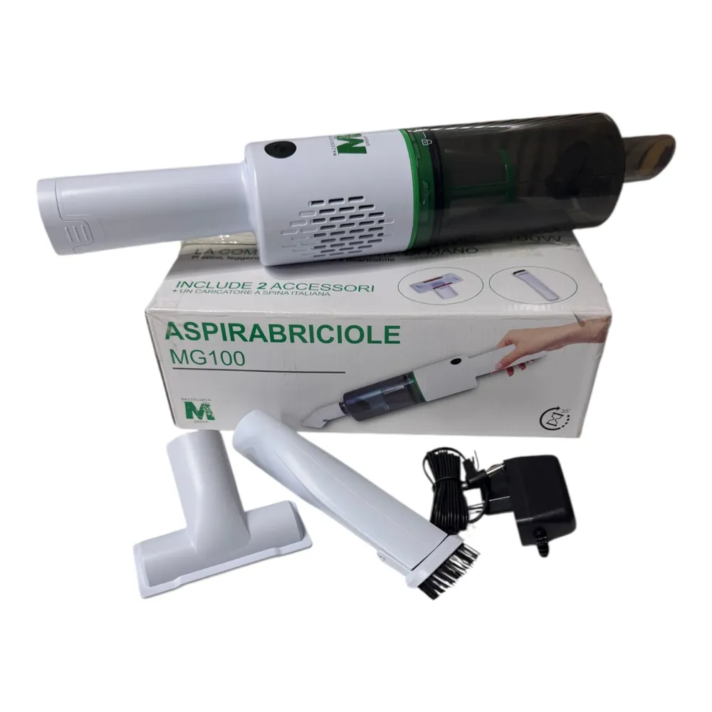 Aspirabriciole Portatile Batteria MG100