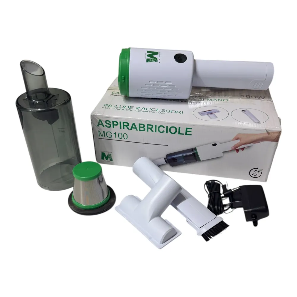 Aspirabriciole Portatile Batteria MG100