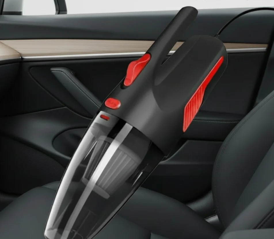 Aspirazione ad alta potenza cablata vuoto con accessori portatile leggero nero