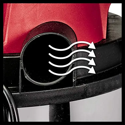 Einhell TC-VC 1812 S Aspiratutto Solidi/Liquidi, 1250 W, 80 Decibel, Rosso,...