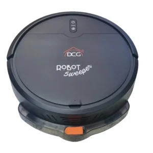 Robot Aspirapolvere DCG BS1026N Sweeper Aspira Lava Pavimenti Nero Telecomando