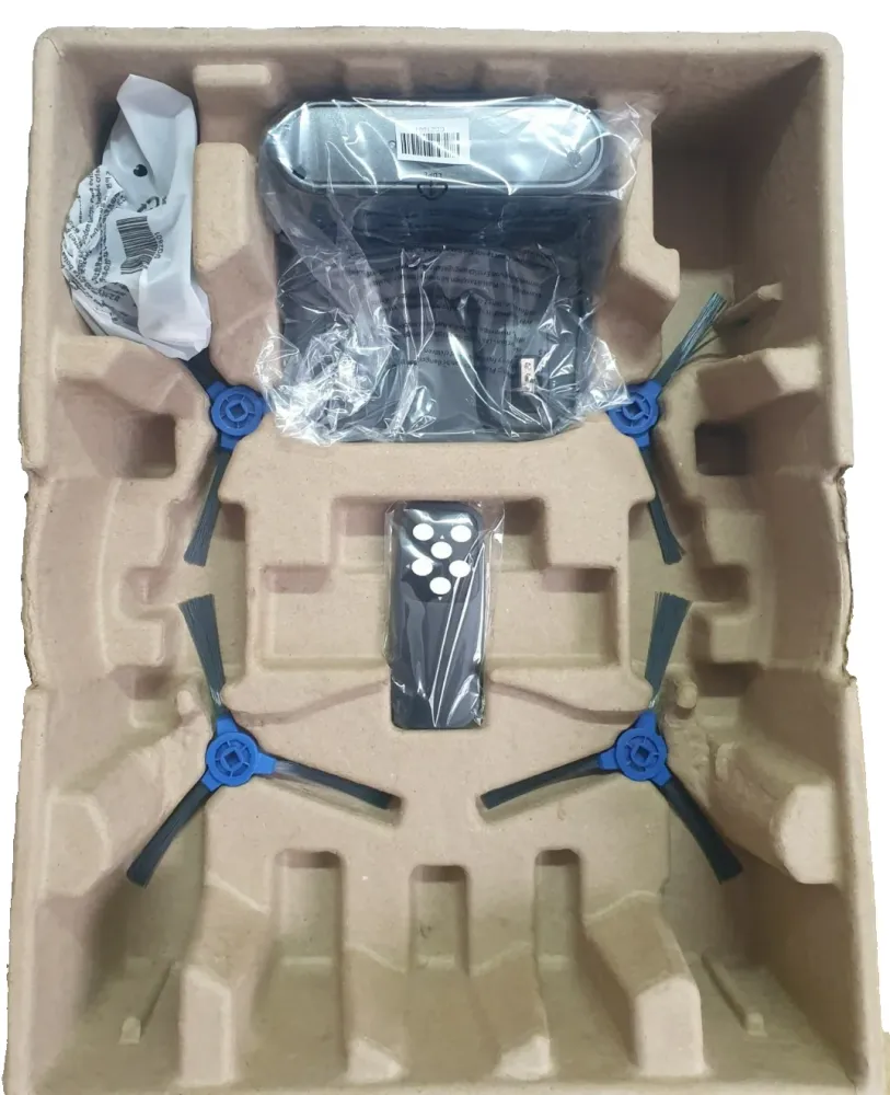 Robot Aspirapolvere DCG BS1026N Sweeper Aspira Lava Pavimenti Nero Telecomando