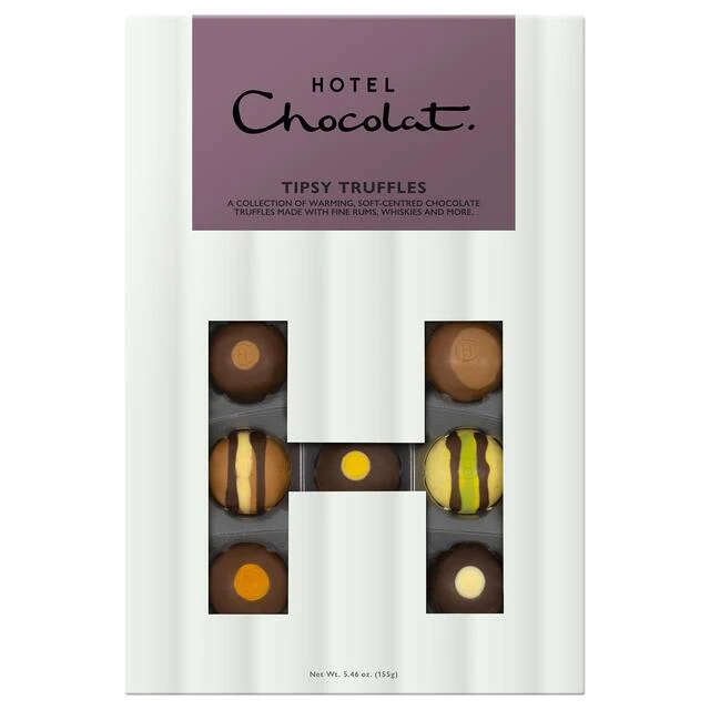 Hotel Chocolat Tipsy Truffles H Scatola 155g