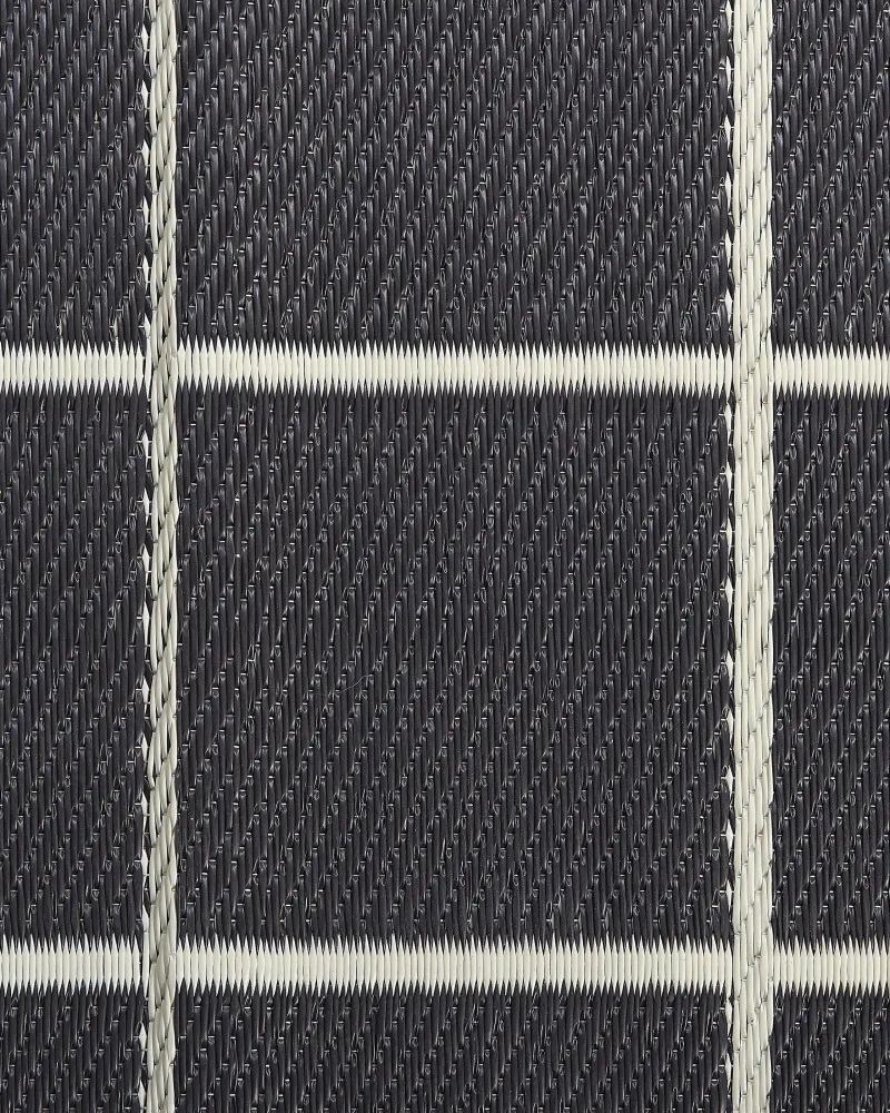 Tappeto da esterno bianco e nero 120 x 180 cm RAMPUR