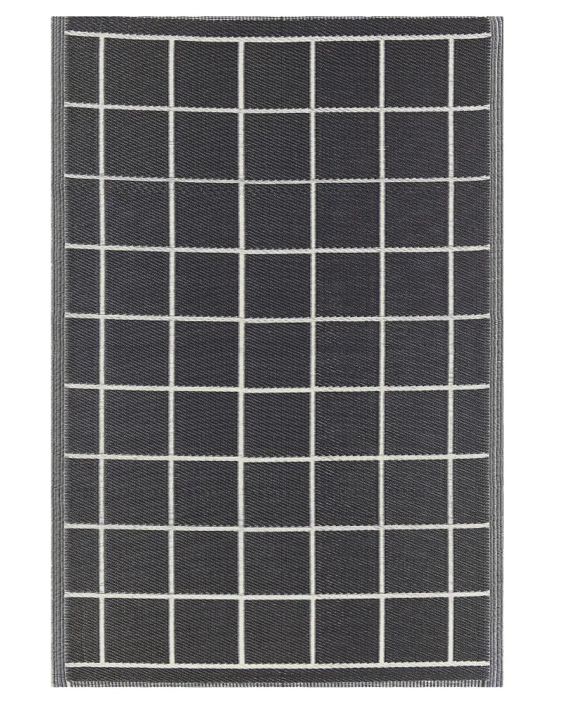 Tappeto da esterno bianco e nero 120 x 180 cm RAMPUR
