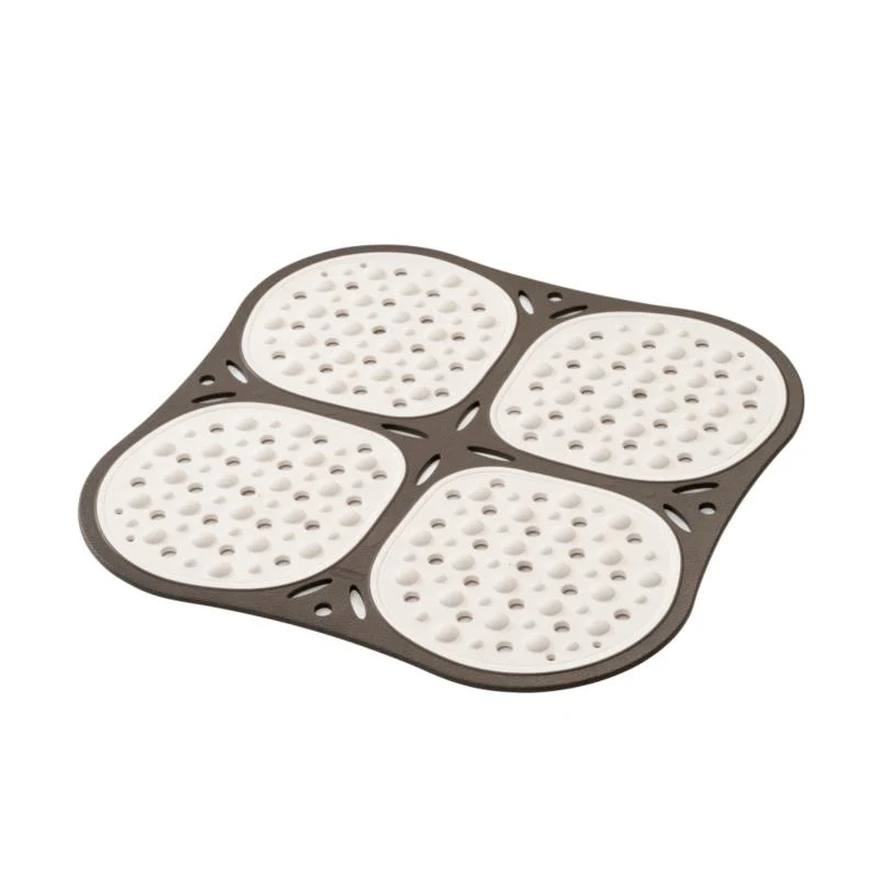 Bama Tappeto Doccia Relax 53x53 cm | Antiscivolo e Massaggiante con Effetto Circolazione | Materiale Antimuffa e Drenante...