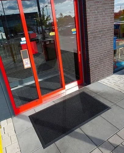 DENIOS tappeto d'ingresso OB 7.9 per esterni gomma naturale nero 70 x 90 cm 247-770