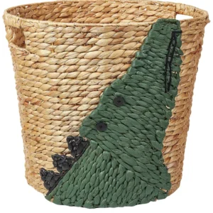 Water Hyacinth Wicker Crocodile Basket Puro LOXTON
