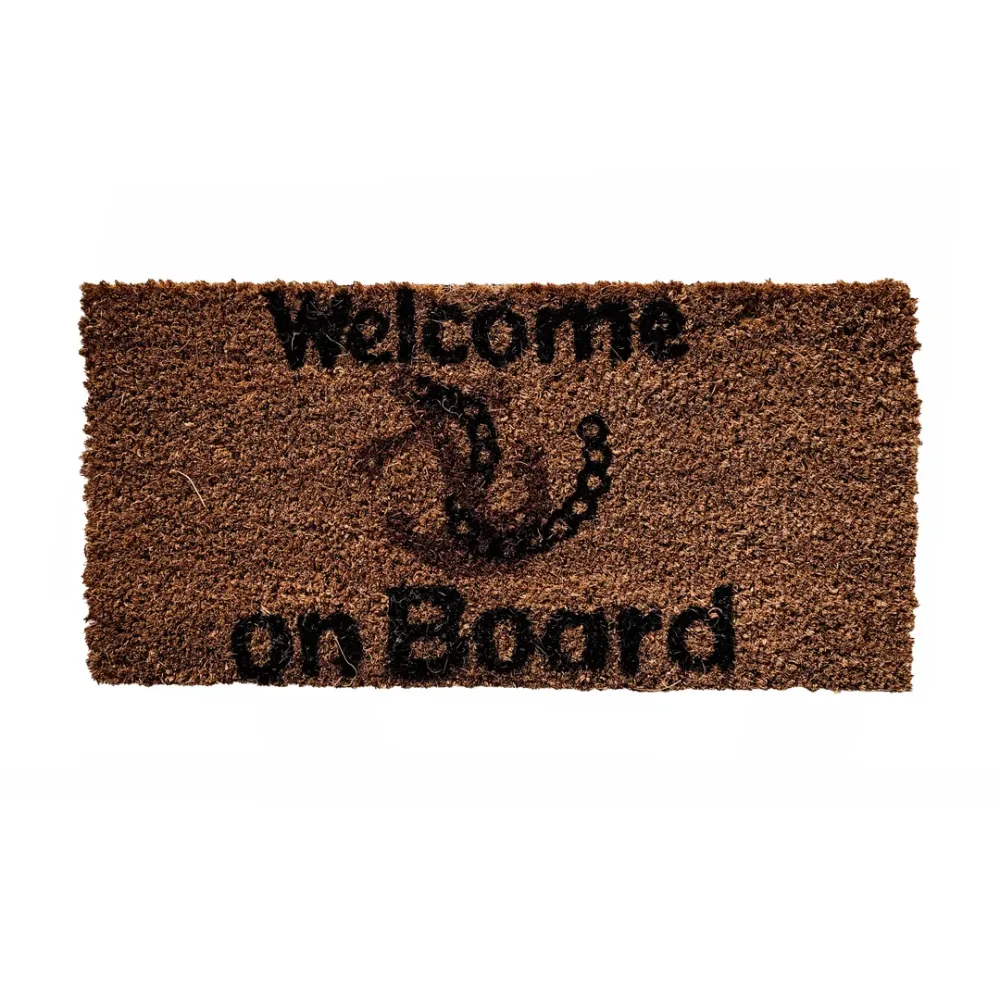 TAPPETO COCCO WELCOME ON BOARD 50X25CM