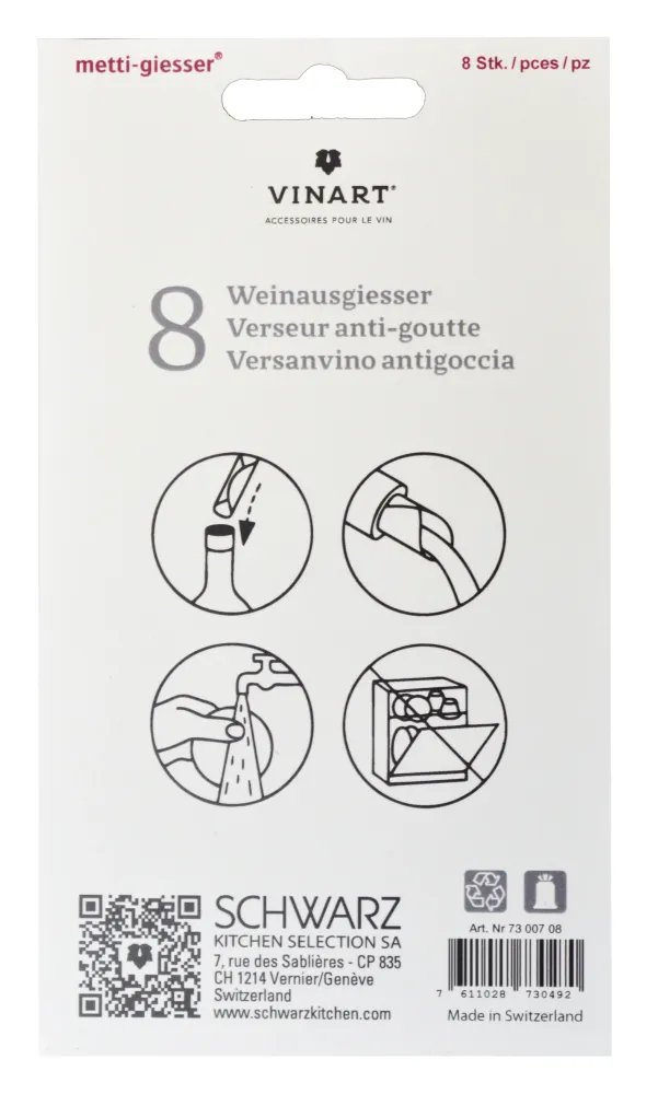 Vinart Ausgiesser Weinausgiesser 8er Set