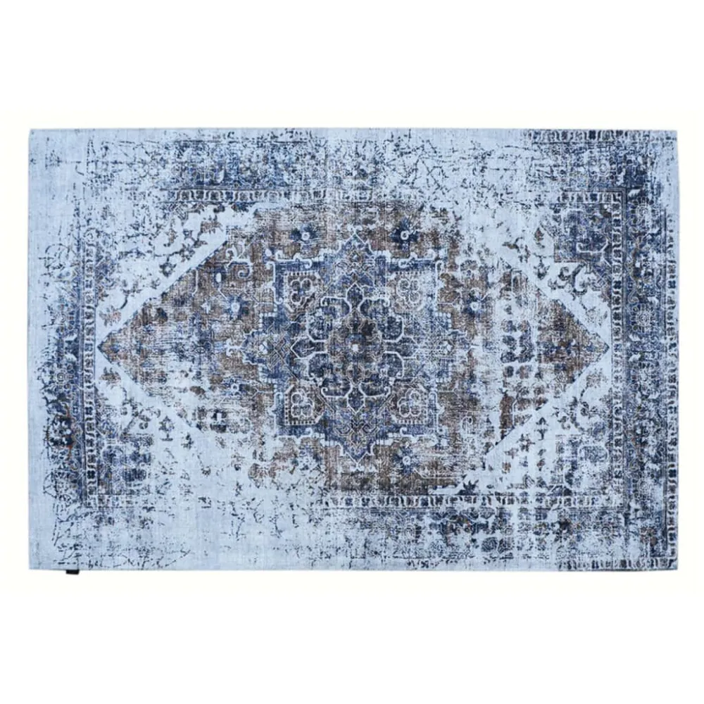 Dutch Lifestyle Tappeto Durban Genial 230x160 cm Camoscio e Blu