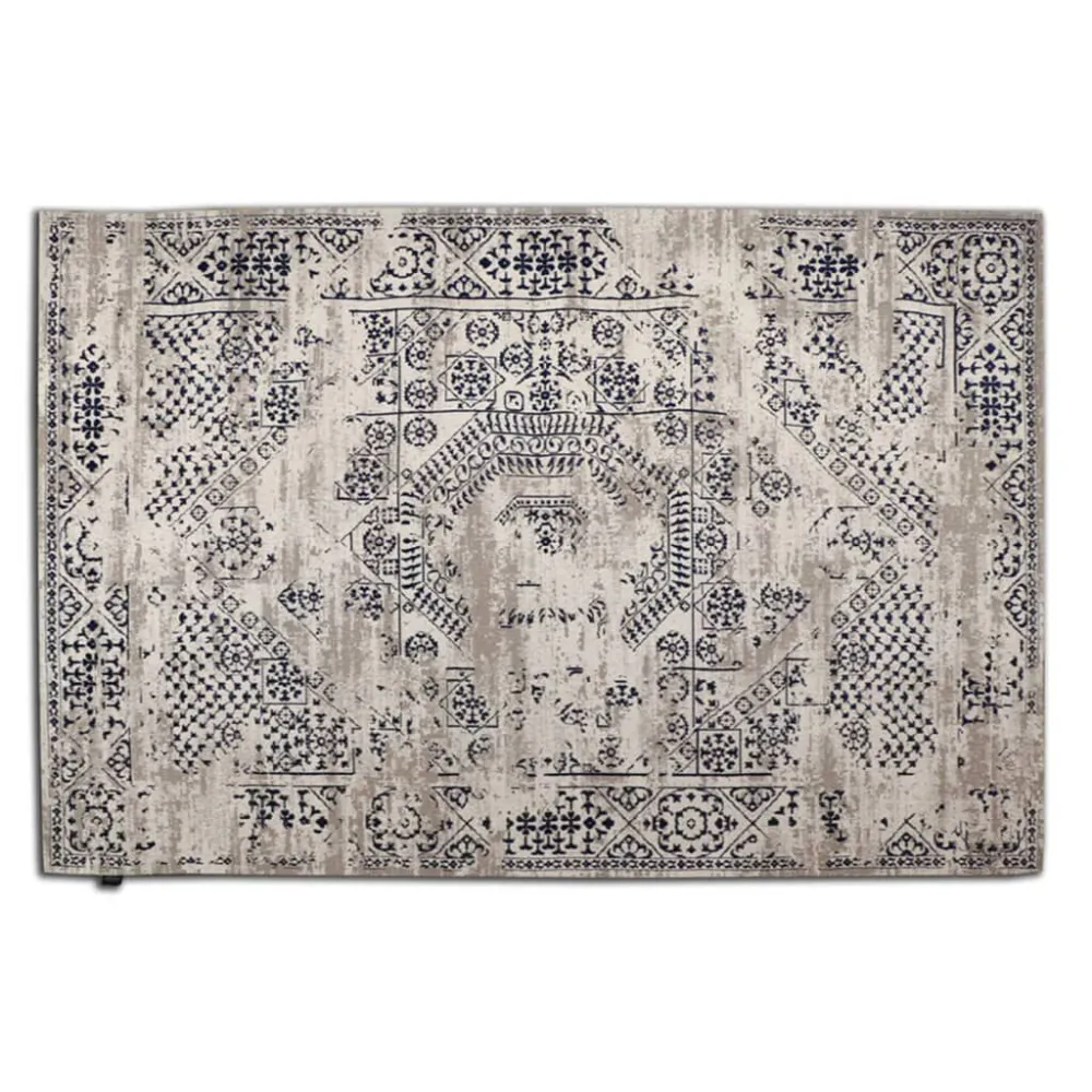 Dutch Lifestyle Tappeto Durban Jahrg 230x160 cm Grigio e Blu