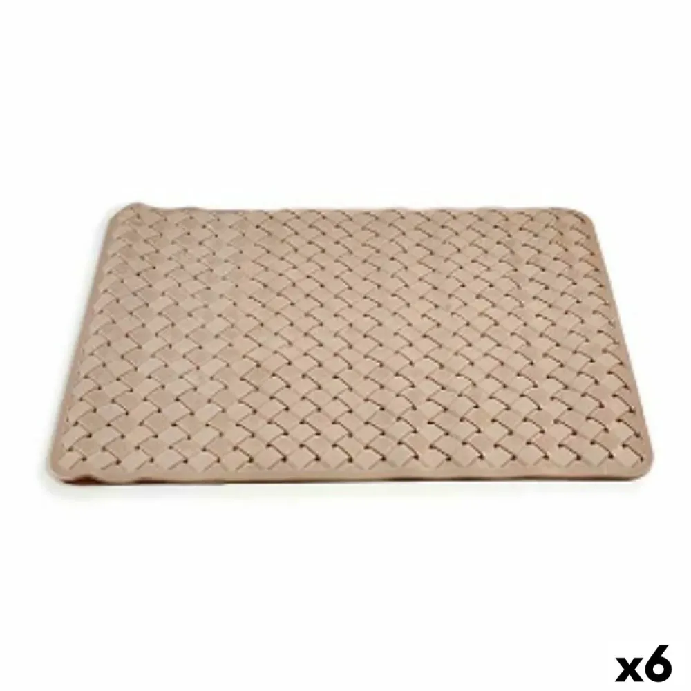Tappeto da bagno Berilo AR1910106 Sabbia 0,03 x 50 x 50 cm (6 Unità)