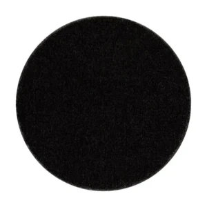 Tappeto da bagno SANTA cerchio pianura antiscivolo, soffice - nero cercle 67 cm