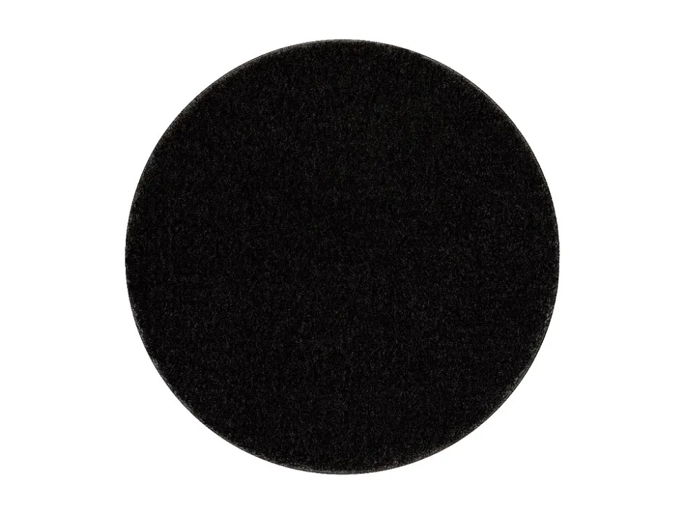Tappeto da bagno SANTA cerchio pianura antiscivolo, soffice - nero cercle 67 cm