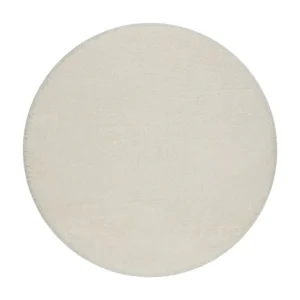 Tappeto da bagno SANTA cerchio pianura antiscivolo, flessibile - bianco cercle 67 cm