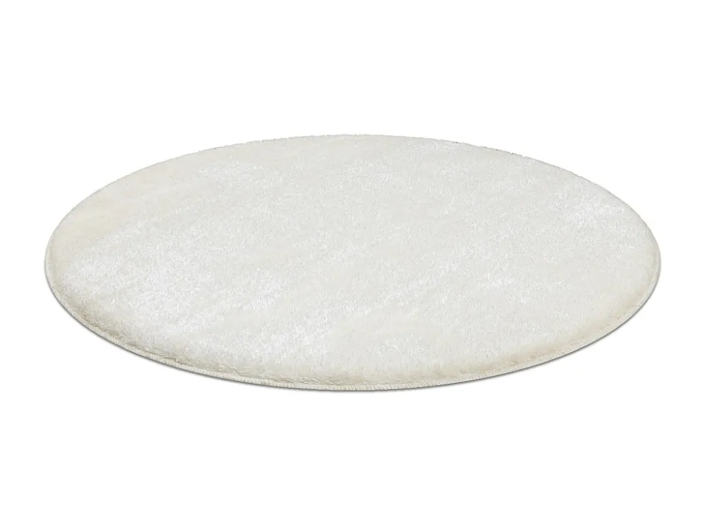 Tappeto da bagno SANTA cerchio pianura antiscivolo, flessibile - bianco cercle 67 cm