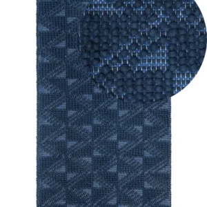 Tappeto blu tenebroso 80 x 150 cm pelo corto SAVRAN