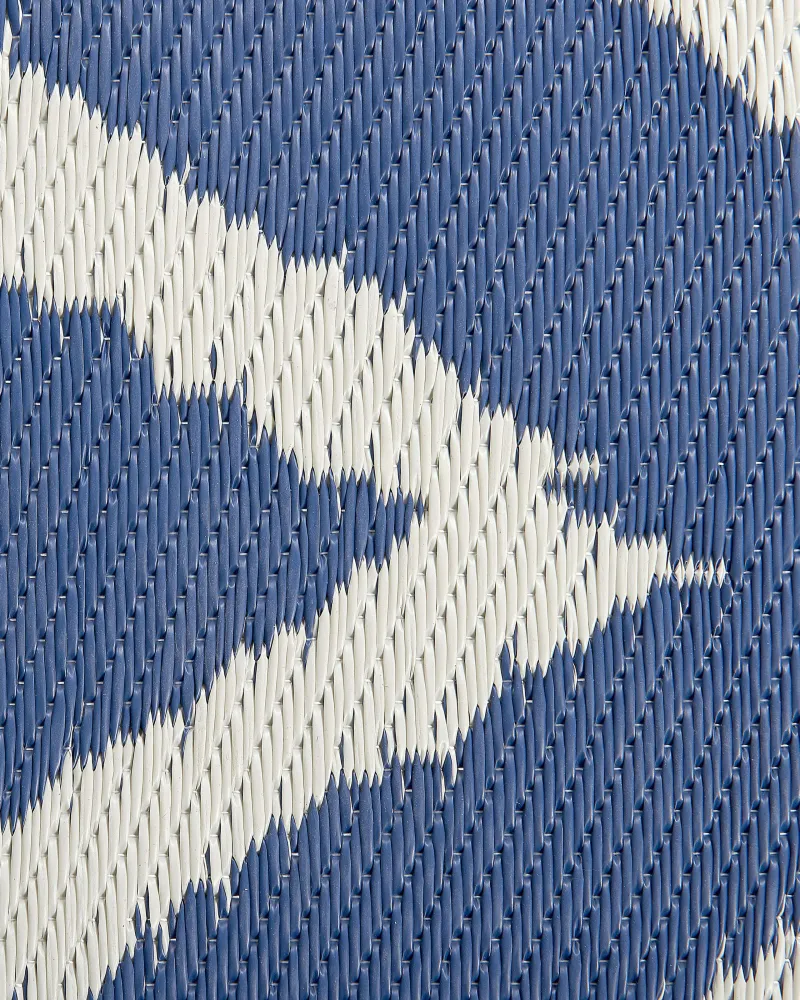 Tappeto da esterno blu nero 120 x 180 cm SIRSA