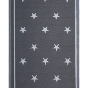 Tappeto da esterno grigio tenebroso 120 x 180 cm LATUR