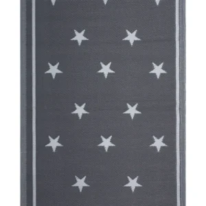 Tappeto da esterno grigio tenebroso 120 x 180 cm LATUR
