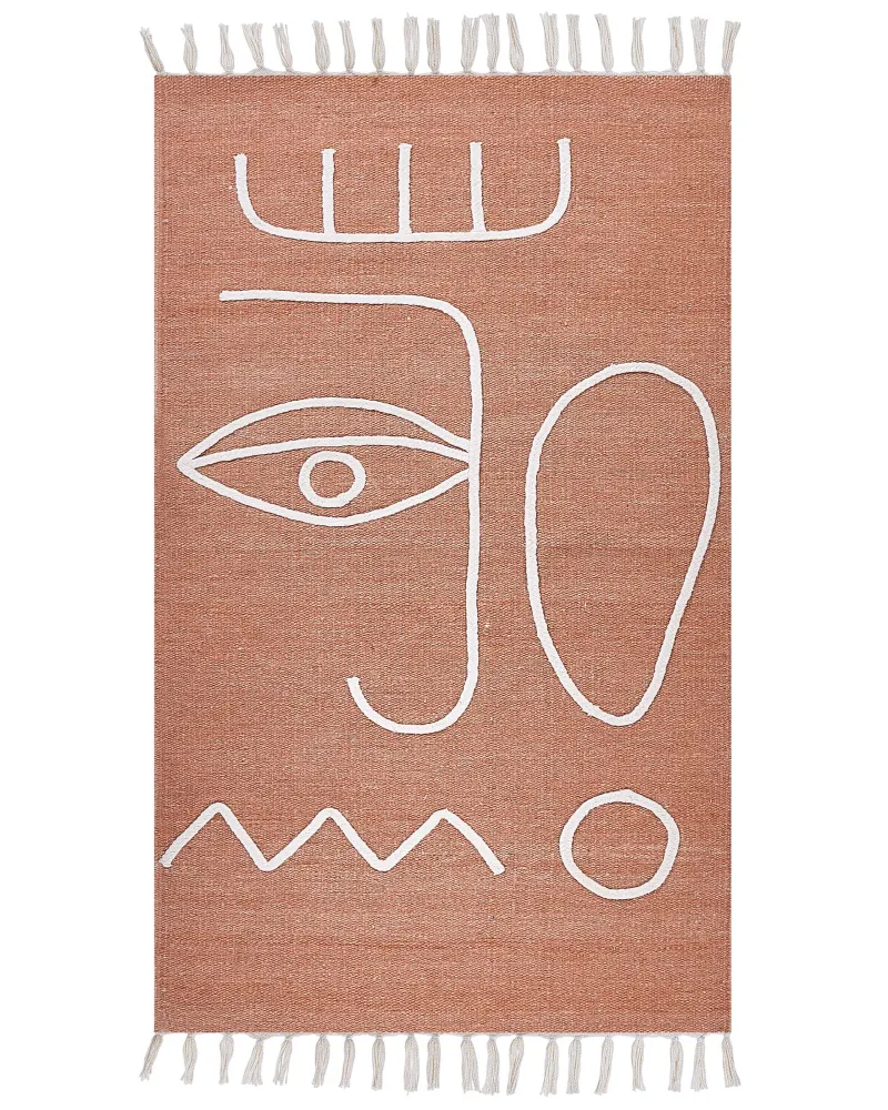 Tappeto da esterno rosso distinto 80 x 150 cm YAVU