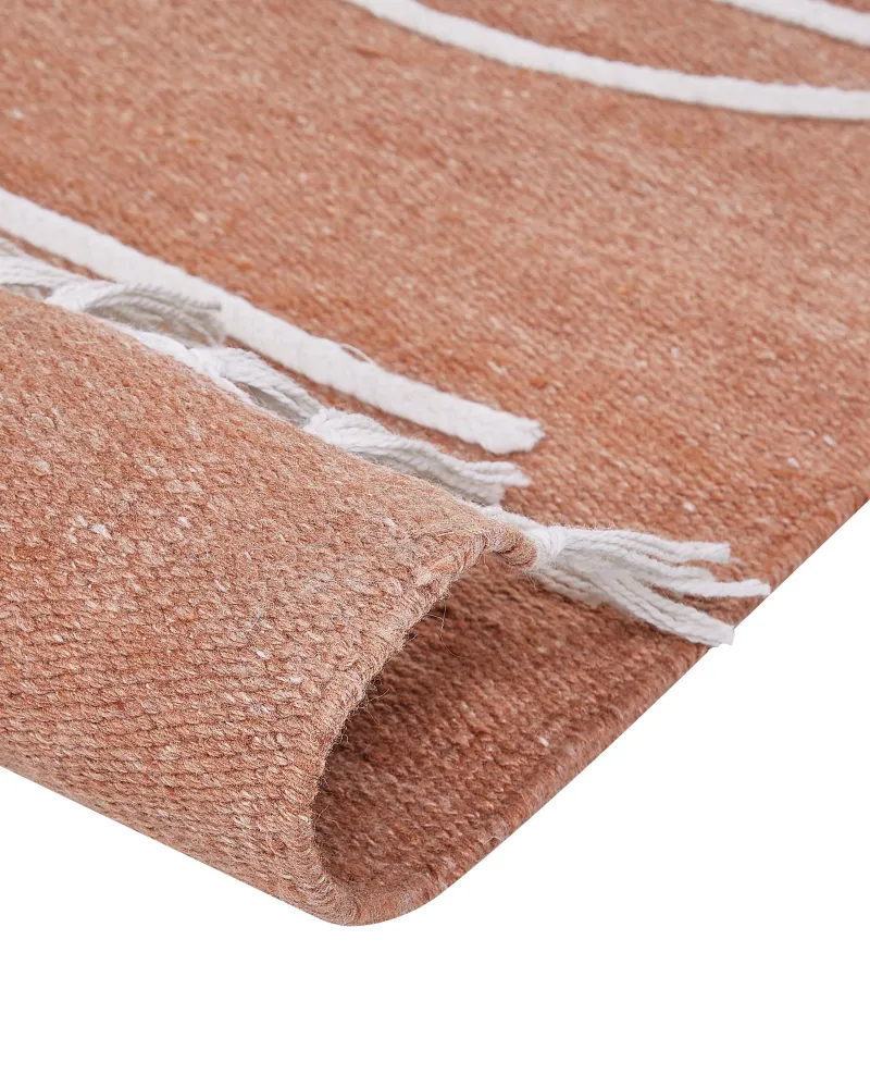Tappeto da esterno rosso distinto 80 x 150 cm YAVU