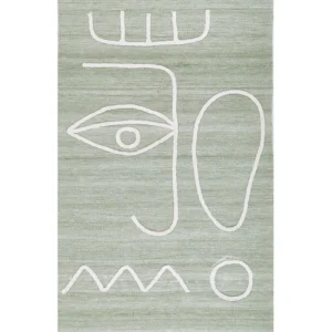 Tappeto da esterno verde trasparente 80 x 150 cm YAVU