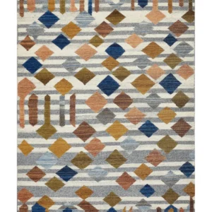 Tappeto kilim lana multicolore 160 x 230 cm KASAKH