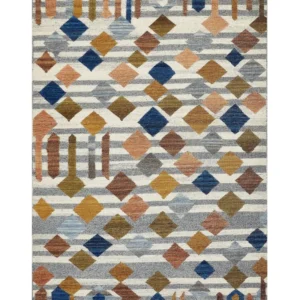 Tappeto kilim lana multicolore 200 x 300 cm KASAKH