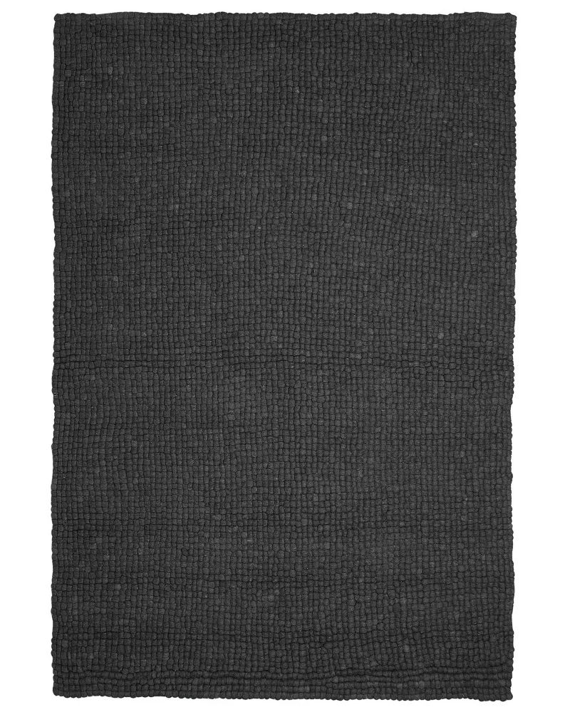 Tappeto lana grigio ombroso 160 x 230 cm AMDO