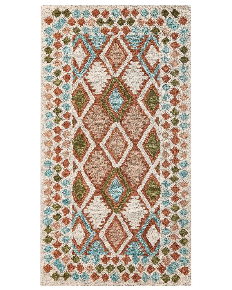 Tappeto lana multicolore 80 x 150 cm ERMENEK