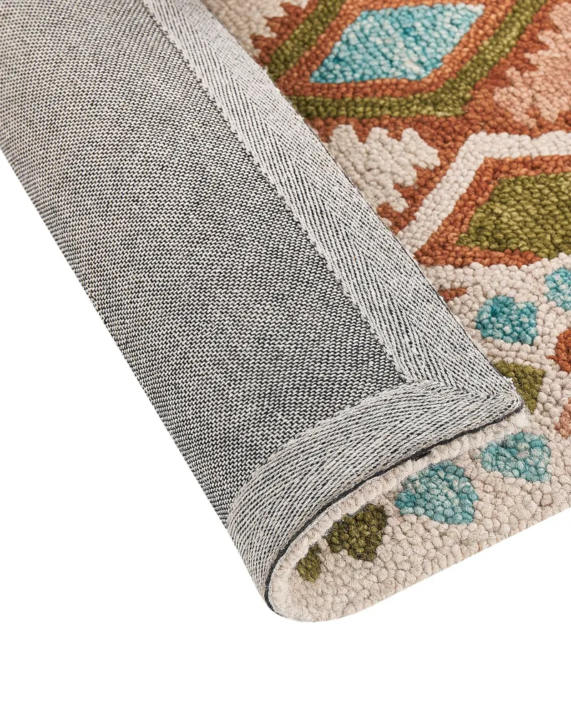 Tappeto lana multicolore 80 x 150 cm ERMENEK